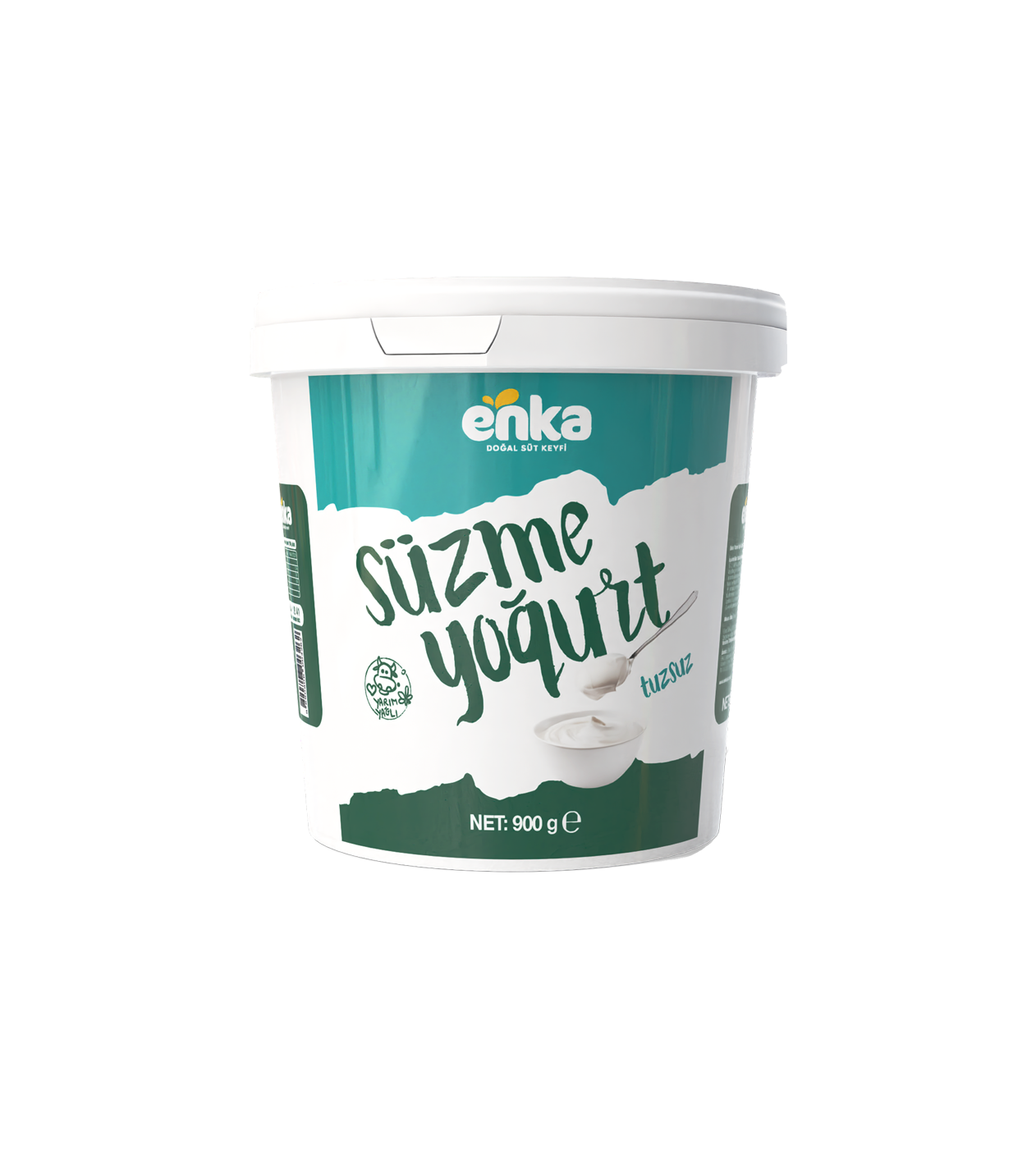 900 g Yarım Yagli Suzme Yogurt