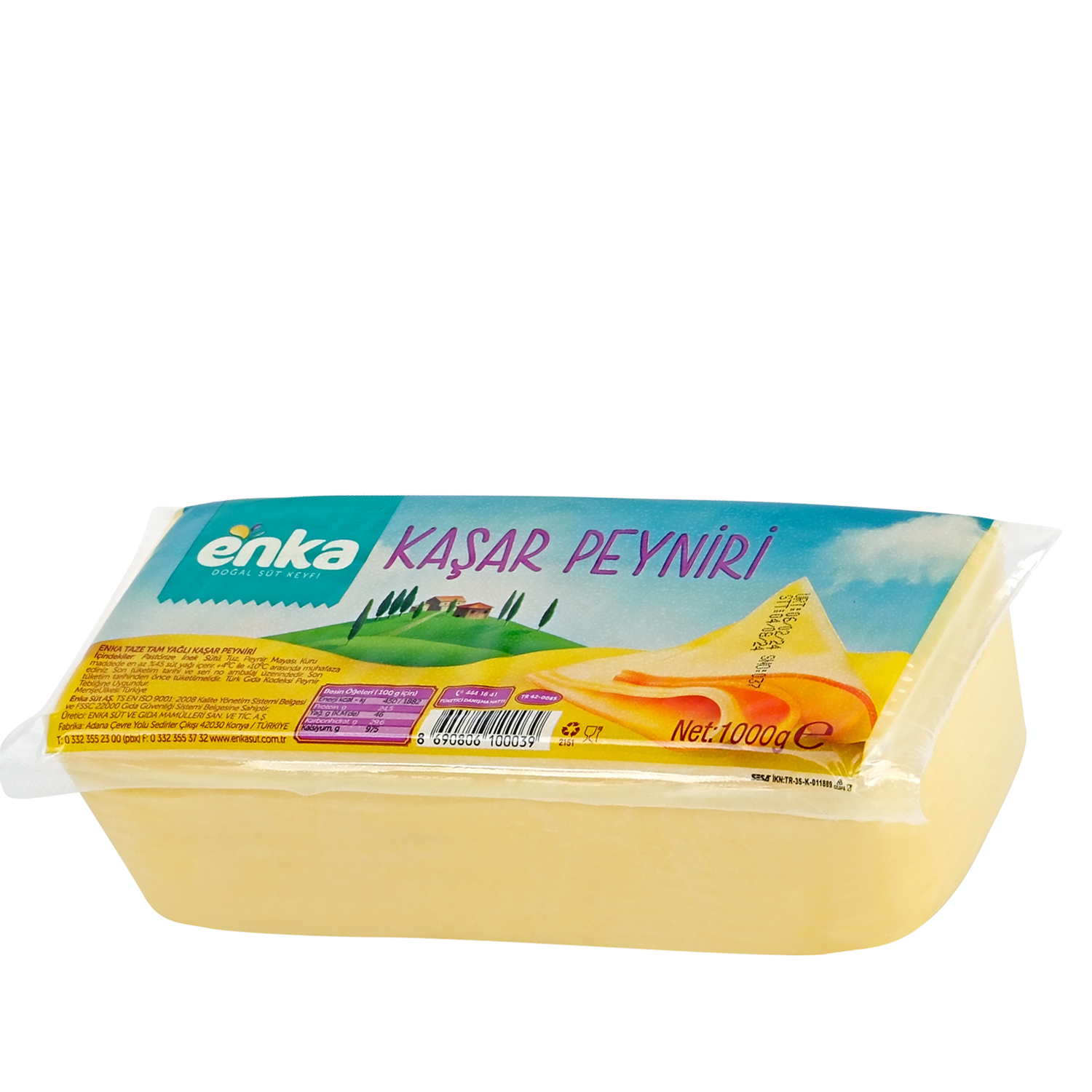 Enka_Tam_Yagli_Sade_Kasar_Peyniri_1000 GR_01